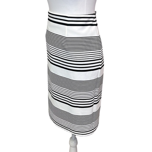 Chico’s Striped Black and White Women's Skirt - Picture 6 of 8